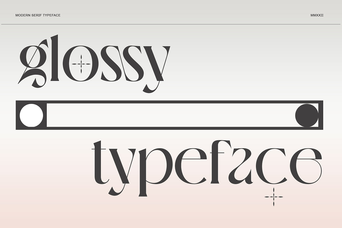 glossy - a modern serif, a Serif Font by INKSUN™ (Photo 1 of 11)