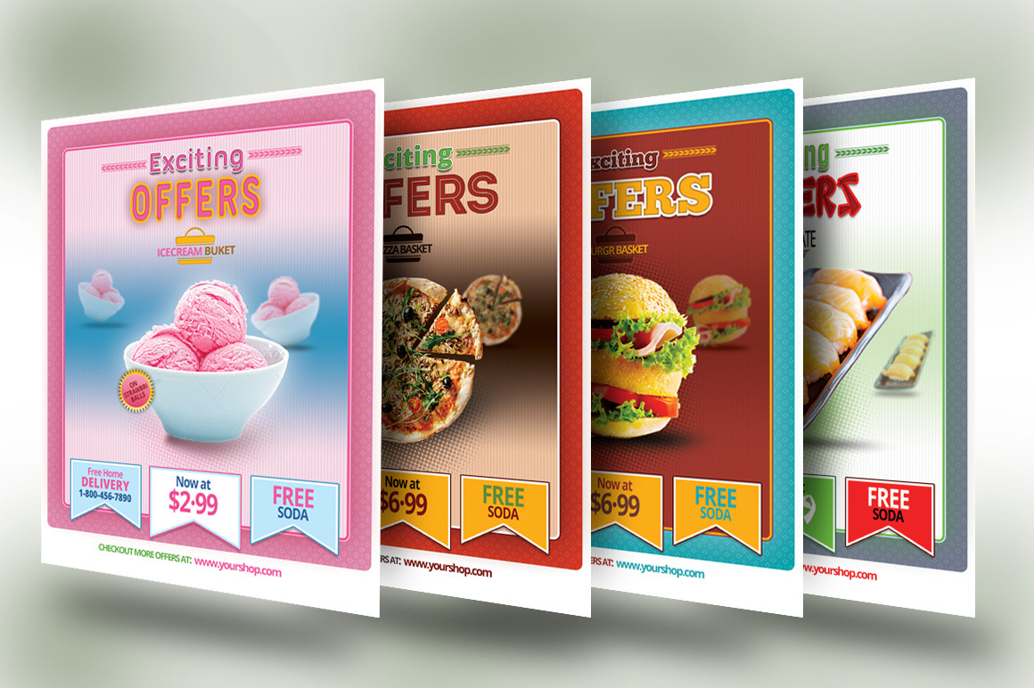 Restaurant Food Offers Flyer Or Post by Aabhaas  Creative Market