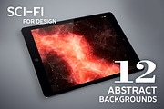 Abstract space backgrounds, a Texture Illustration by Julvil (Thumbnail 3 of 5)