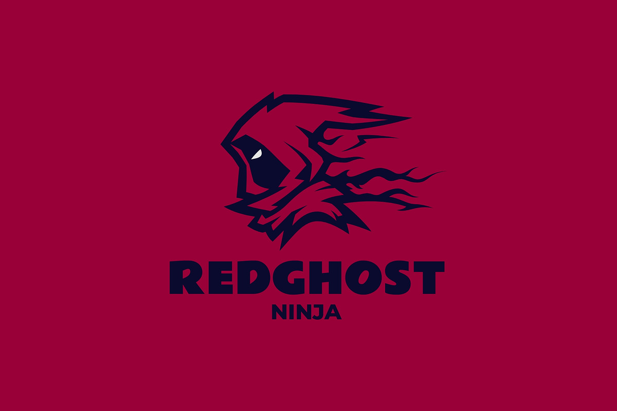 Ghost Ninja Spirit Mascot Concept, a Branding & Logo Template by Artnivora.Std