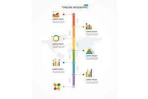 Timeline Infographic. Vector