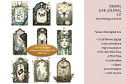 Mystical Botanicals Junk Journal Kit, a Background Graphic by The Dutch Lady Designs (Thumbnail 7 of 8)