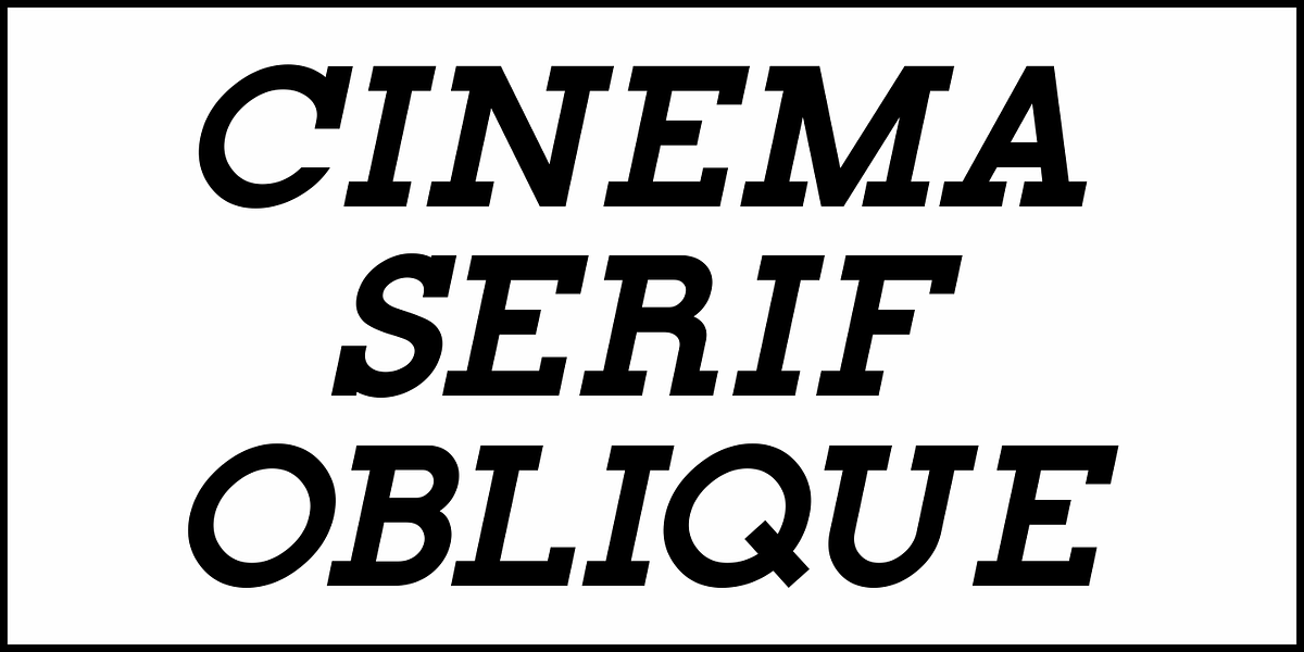 Cinema Serif JNL, a Slab Serif Font by Jeff Levine Fonts (Photo 4 of 5)