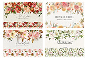 Watercolor Floral Bundle 90 in1, an Animal Illustration by whiteheartdesign (Thumbnail 45 of 50)