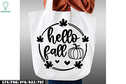 Fall Round Door hanger SVG Bundle, a Graphic by Designer302 (Thumbnail 13 of 23)