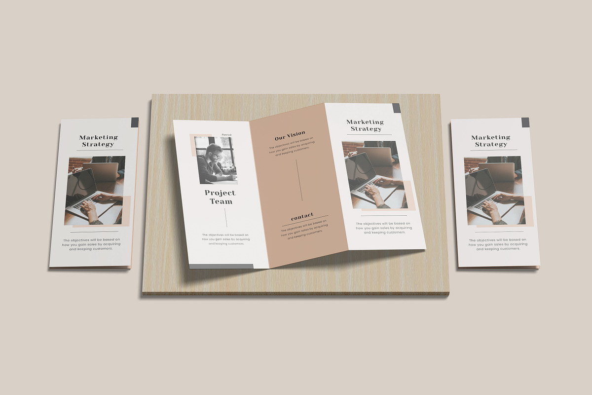 A4 Trifold Brochure Mockup Bundles, a Brochure Template by Graphic Aesthetic (Photo 17 of 20)