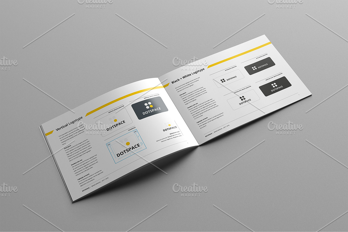 Brand Manual 30 Pages A4 / US Letter, a Brochure Template by Mastergfx (Photo 7 of 32)