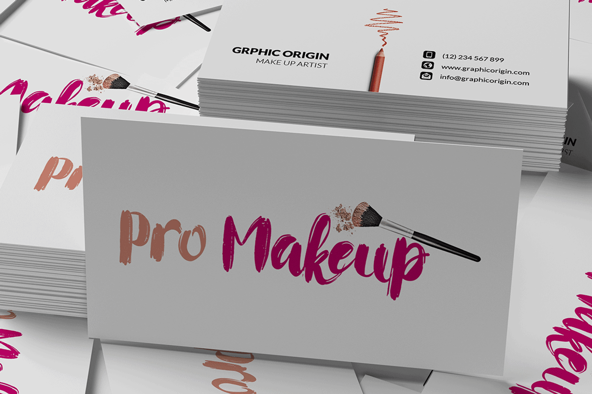MakeUp Business card, a Business Card Template by Graphic Origin (Photo 4 of 4)