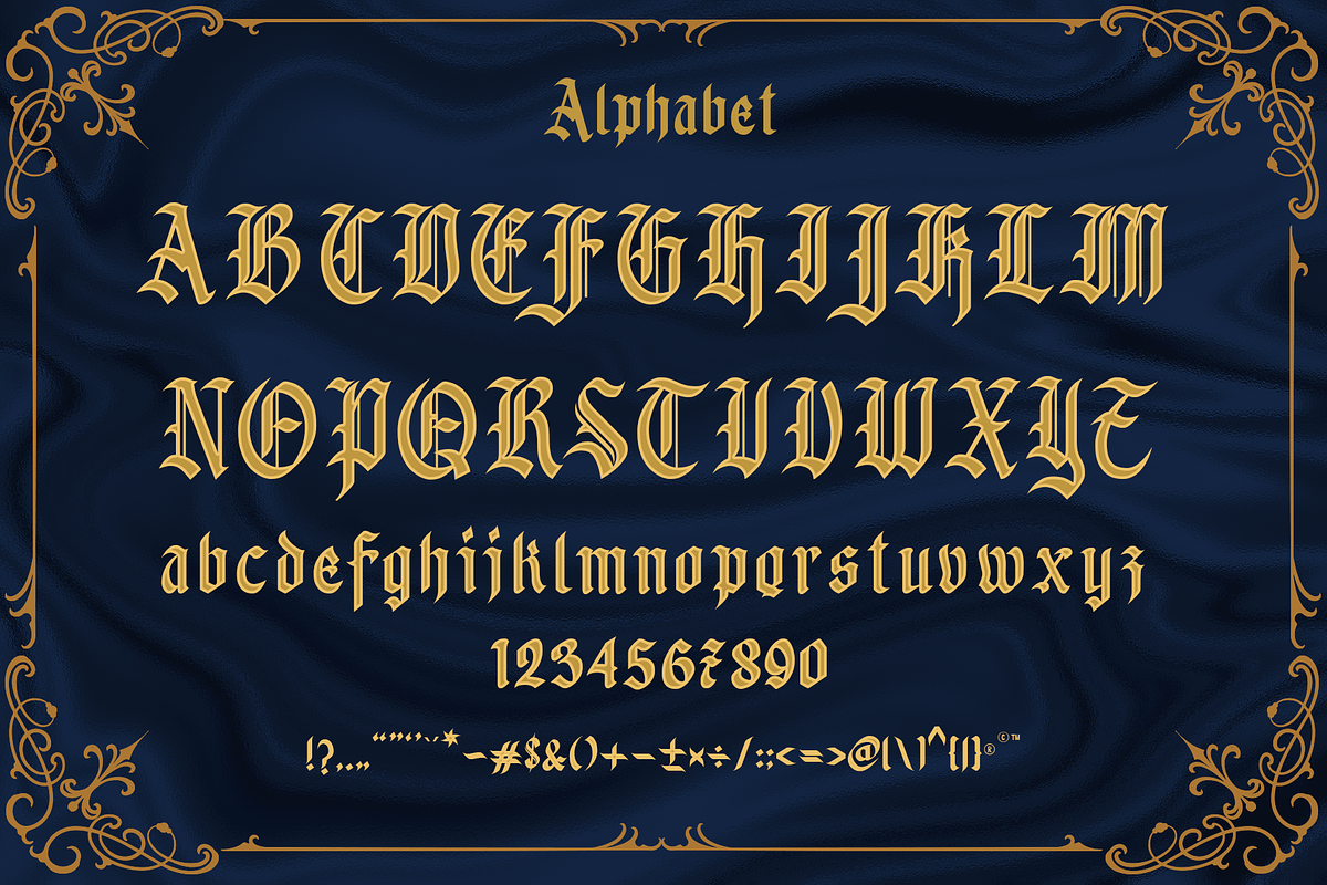 Betchers, a Blackletter Font by dansdesign (Photo 4 of 7)