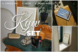Frame Mockup SET of 6 PSD Kyiv
