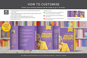 Book with Dust Jacket Canva Mockup, a Books & Magazine Mockup by Mockup Scene (Thumbnail 12 of 13)