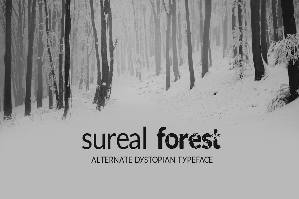 Dystopia Typeface preview 5