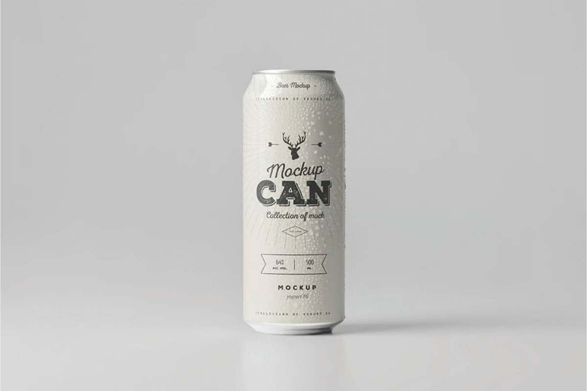 Soda Can Mockup Set, an Advertising Mockup by DesignRushMarket (Photo 6 of 14)