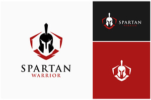 Spartan Warrior Protection Logo, a Branding & Logo Template by ika trisiana