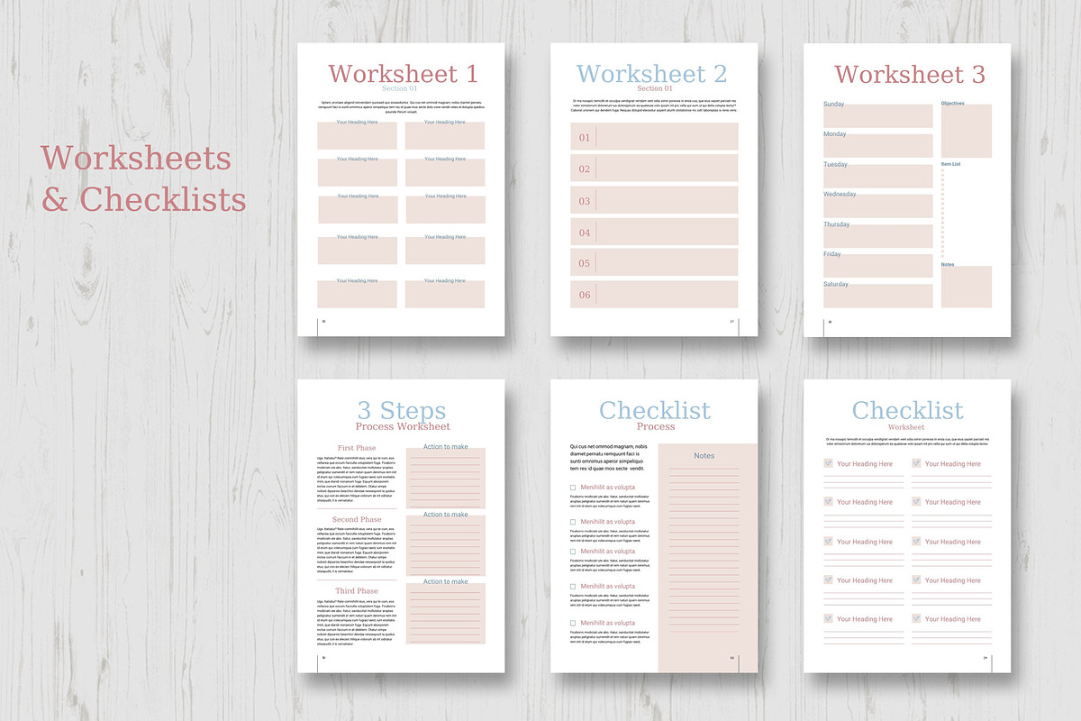 Canva Course Workbook Template, a Marketing Template by Sabin (Photo 11 of 15)