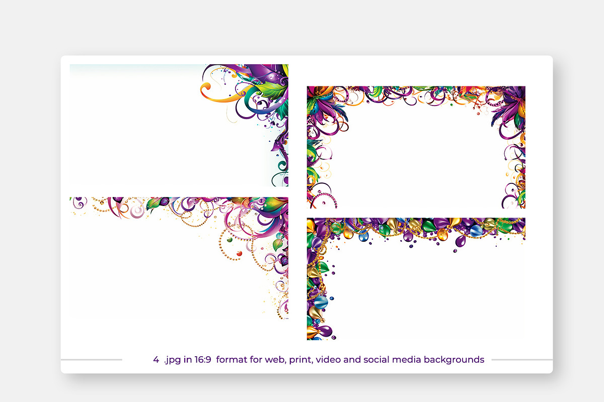 The Mardi Gras Bundle, a Background Graphic by karenfoleyphoto (Photo 3 of 5)
