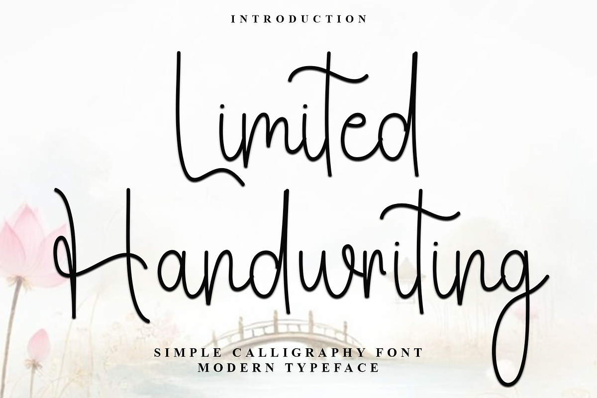 Limited Handwriting, a Handwritten Font by FreshTypeINK (Photo 1 of 8)