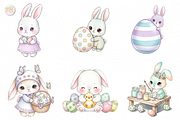 Very Cute Easter Bunny PNG Clipart., an Animal Illustration by KennedyStudio (Thumbnail 3 of 4)