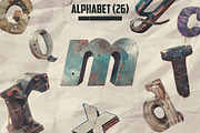 Retro Collage Kit (422 Cliparts), an Object Graphic by Megan Aili Designs (Thumbnail 2 of 15)