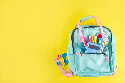 Back to school colorful background