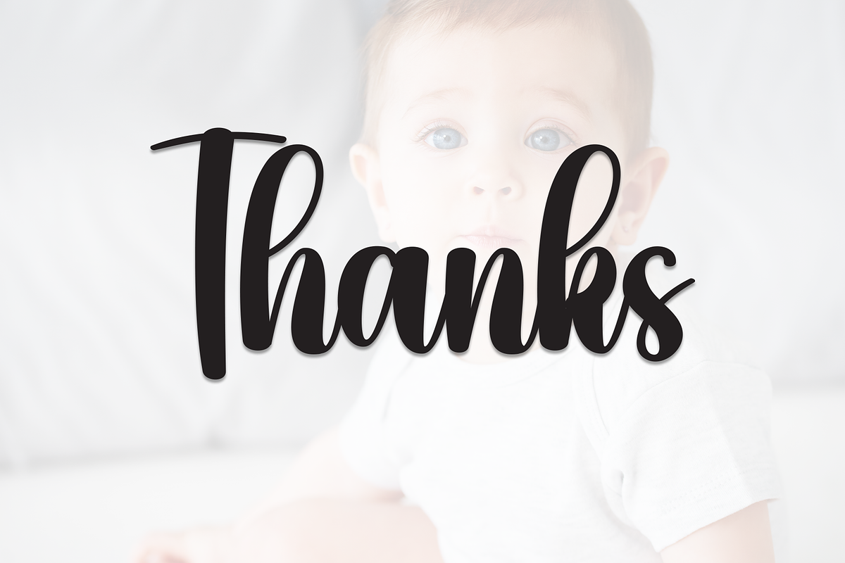 Babycute | Script Font, a Handwritten Font by Scratchones (Photo 8 of 8)