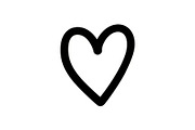 Hand Drawn Heart Doodle Vector Bundl, an Illustration by Creativeshirt (Thumbnail 45 of 48)