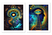 Dage Collection · Shaman Vision, a Decorative Illustration by milatovar (Thumbnail 4 of 19)