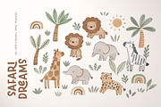 Safari Dreams – Kids Safari Seamless, a Pattern Graphic by Point and Poem (Thumbnail 8 of 14)