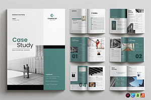 Case Study Canva Brochure Template, a Brochure Template by NorthPeak