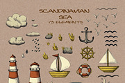 Ocean Underwater and Shore Clipart, an Illustration by LukaJreym (Thumbnail 10 of 10)