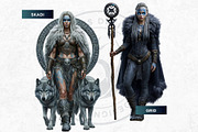 Norse Jotuns Giant Viking Cliparts, a Person Illustration by ThatsDesignArt (Thumbnail 4 of 18)