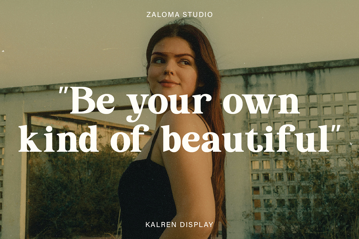 Kalren Display, a Serif Font by Zaloma Studio (Photo 2 of 13)