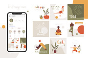 Kids yoga | vector illustration set, a Healthcare Illustration by Frizenasya (Thumbnail 8 of 12)