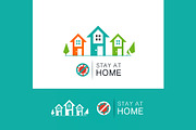 Stay at home Vector illustration, a Healthcare Illustration by essense (Thumbnail 3 of 4)