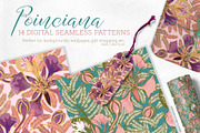 Poinciana Summer Pattern Set, a Pattern Graphic by Sketchbook Designs (Thumbnail 5 of 8)
