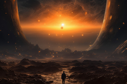 Desolated wasteland