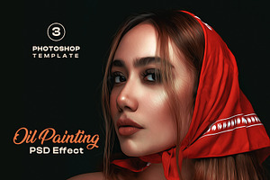 Oil painting photo effect
