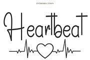 Heartbeat, a Sans Serif Font by FreshTypeINK (Thumbnail 1 of 6)