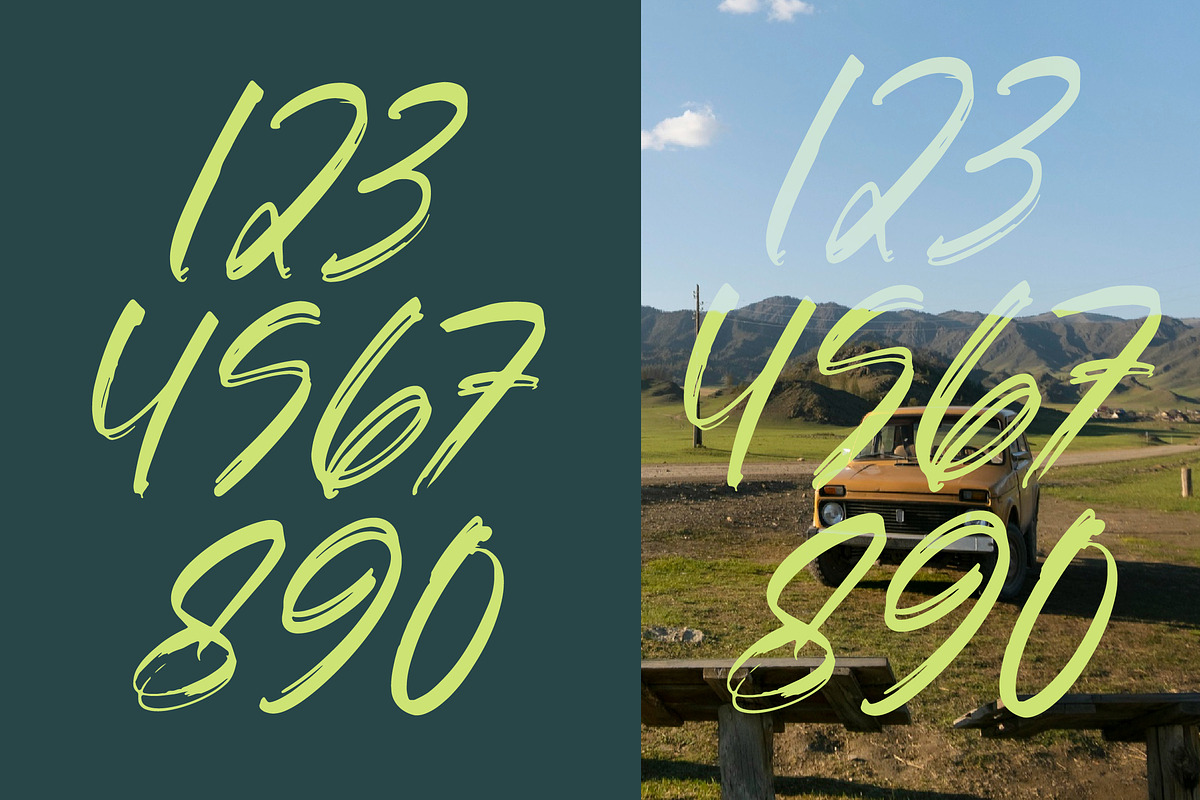 Megatter Breathin Modern Bruh Font, a Script Font by Letterena Studios Script (Photo 10 of 15)
