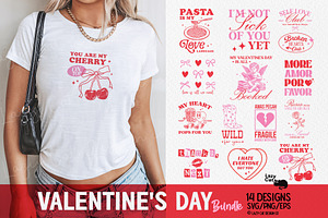 Valentine’s Day Clipart Bundle, a Graphic by Lazy Cat