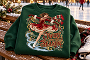 Vintage Winter Skating Clipart Set, an Object Graphic by Colorsfav (Thumbnail 5 of 7)