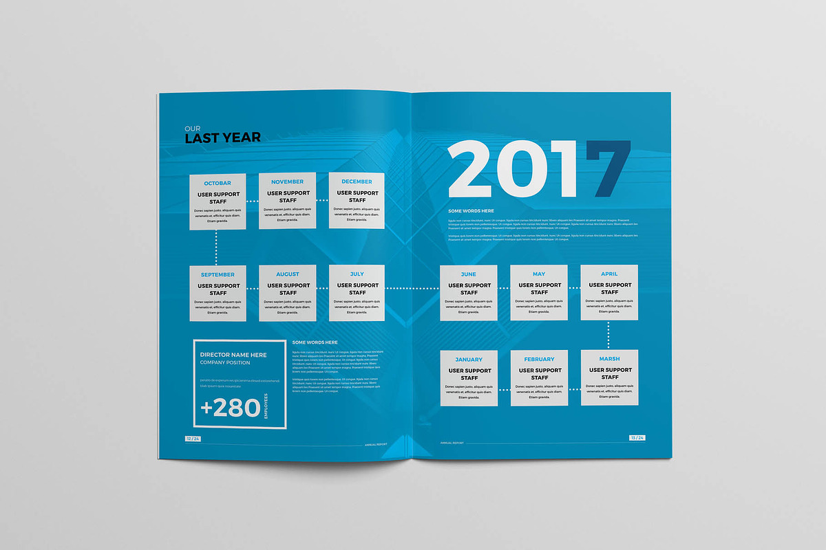 Annual Report Brochure, a Brochure Template by New Lines (Photo 10 of 13)