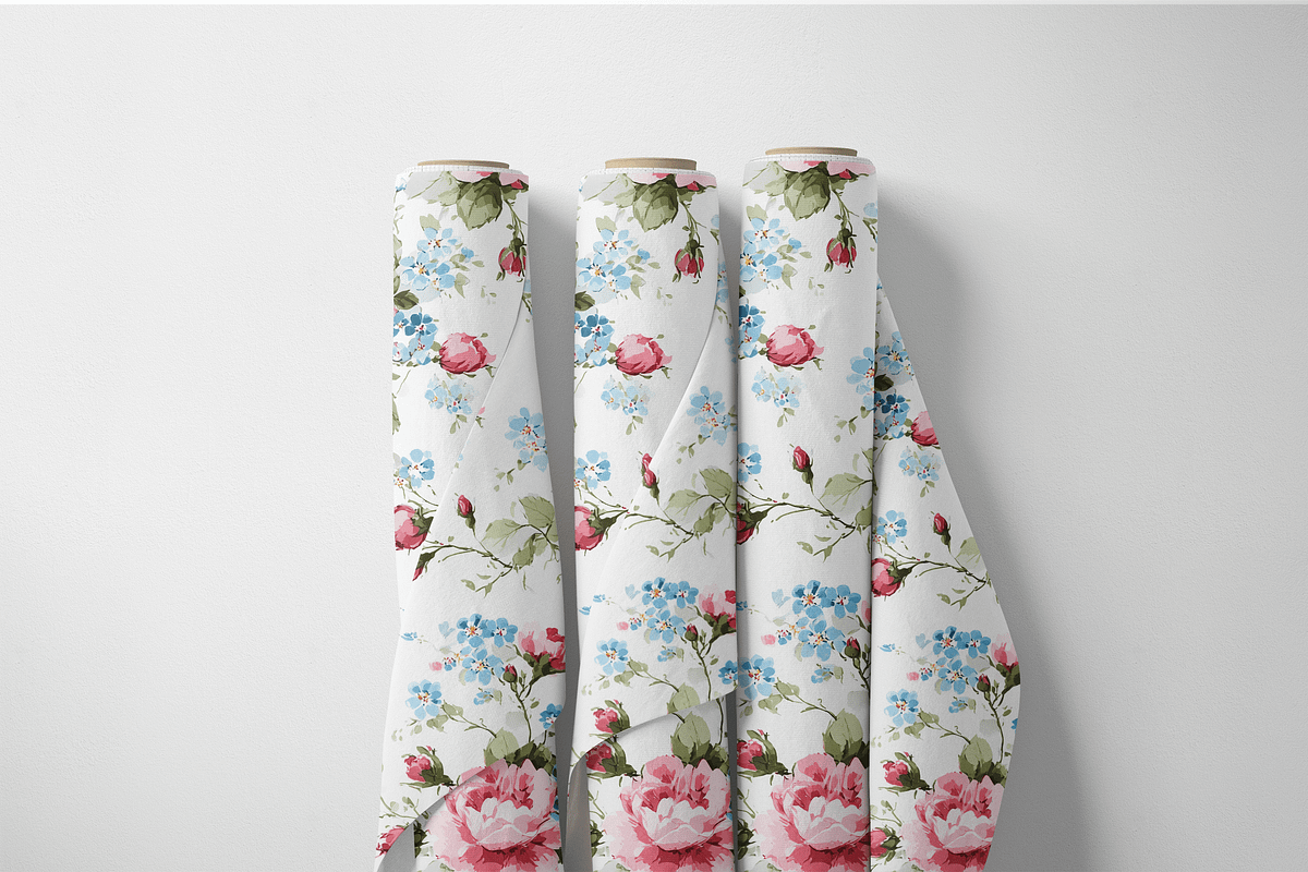 Vintage Pink Roses Seamless Pattern, a Pattern Graphic by Pati Charm Studio (Photo 6 of 6)
