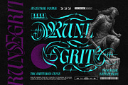Vandals Blackstar Typeface, a Blackletter Font by alit design (Thumbnail 11 of 20)