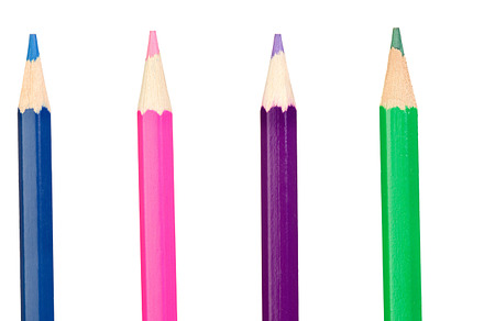Colored pencils row, a School & Education Photo by José Manuel Gelpi