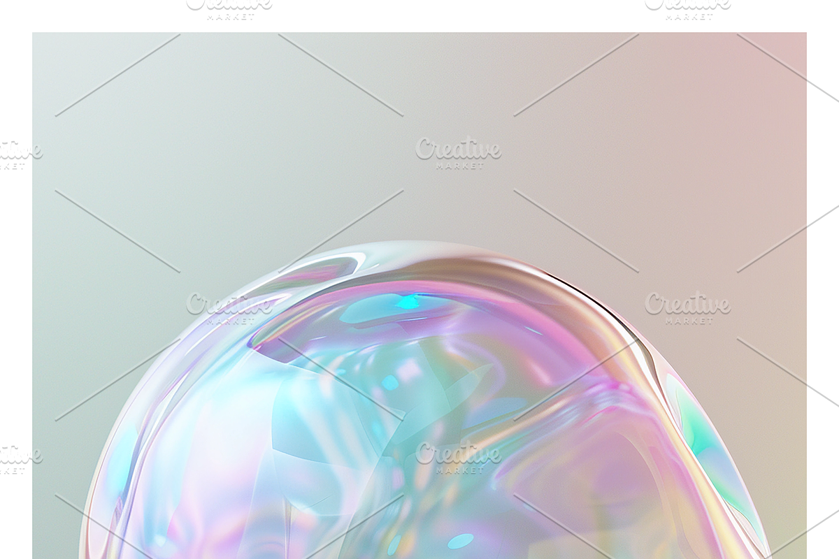 Buri Co - Iridescent Soap Bubbles, a Decorative Illustration by milatovar (Photo 7 of 22)