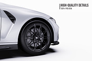 Performance Sport Coupe Mockup Set, an Advertising Mockup by Halal Graphic Studio (Thumbnail 4 of 12)