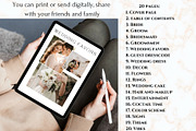 Wedding mood board template, a Stationery Template by EvaTemplates (Thumbnail 6 of 10)