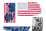 Patriotic Grunge Flag Designs, a Seasonal Illustration by CarWrap design (Thumbnail 4 of 4)