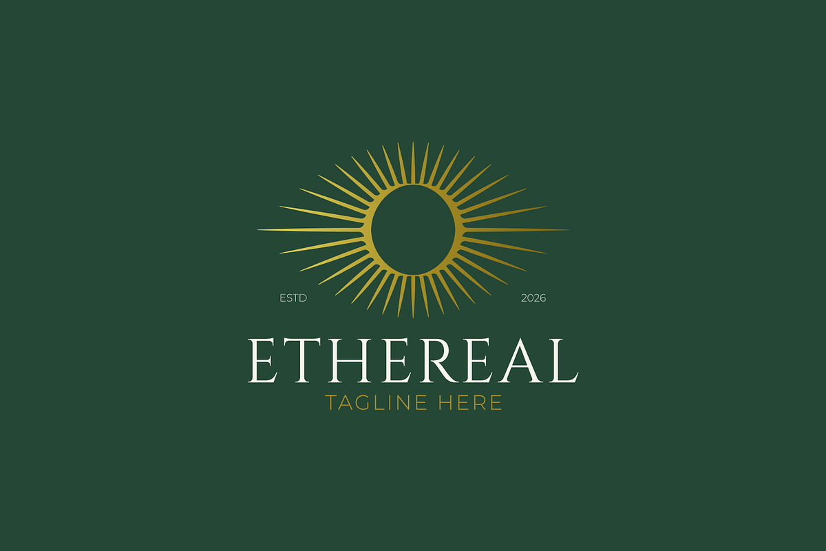 Ethereal Eye Sunburst Celestial Logo, a Branding & Logo Template by Signatoro (Photo 1 of 3)